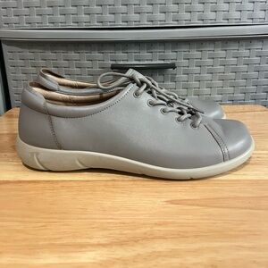 Hotter Ortholite Dew Lace Up Shell Grey